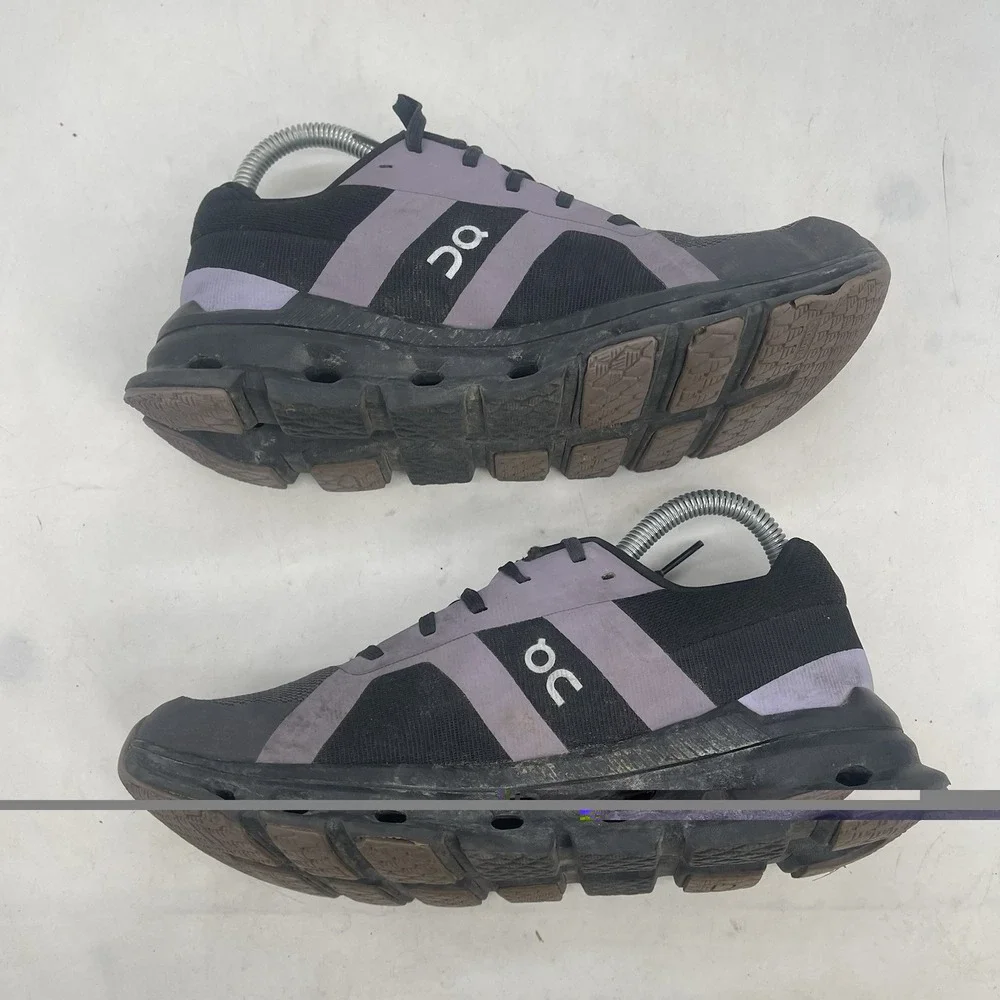 On Cloudrunner Shoes Womens 7.5 Black Purple Running 46.98077 Training Walking